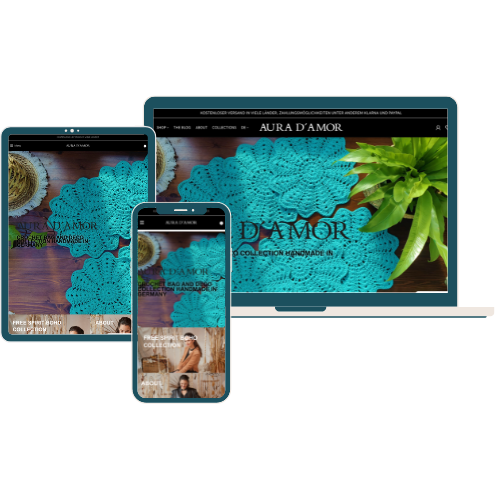 Design Mockup im Bereich Boho