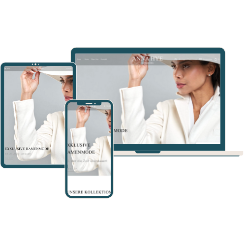 Design Mockup im Bereich Mode